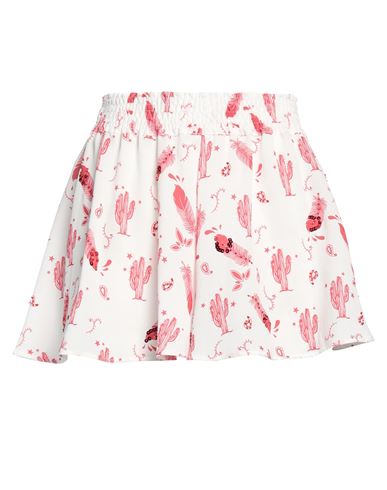 Chiara Ferragni Woman Shorts & Bermuda Shorts White Size L Polyester