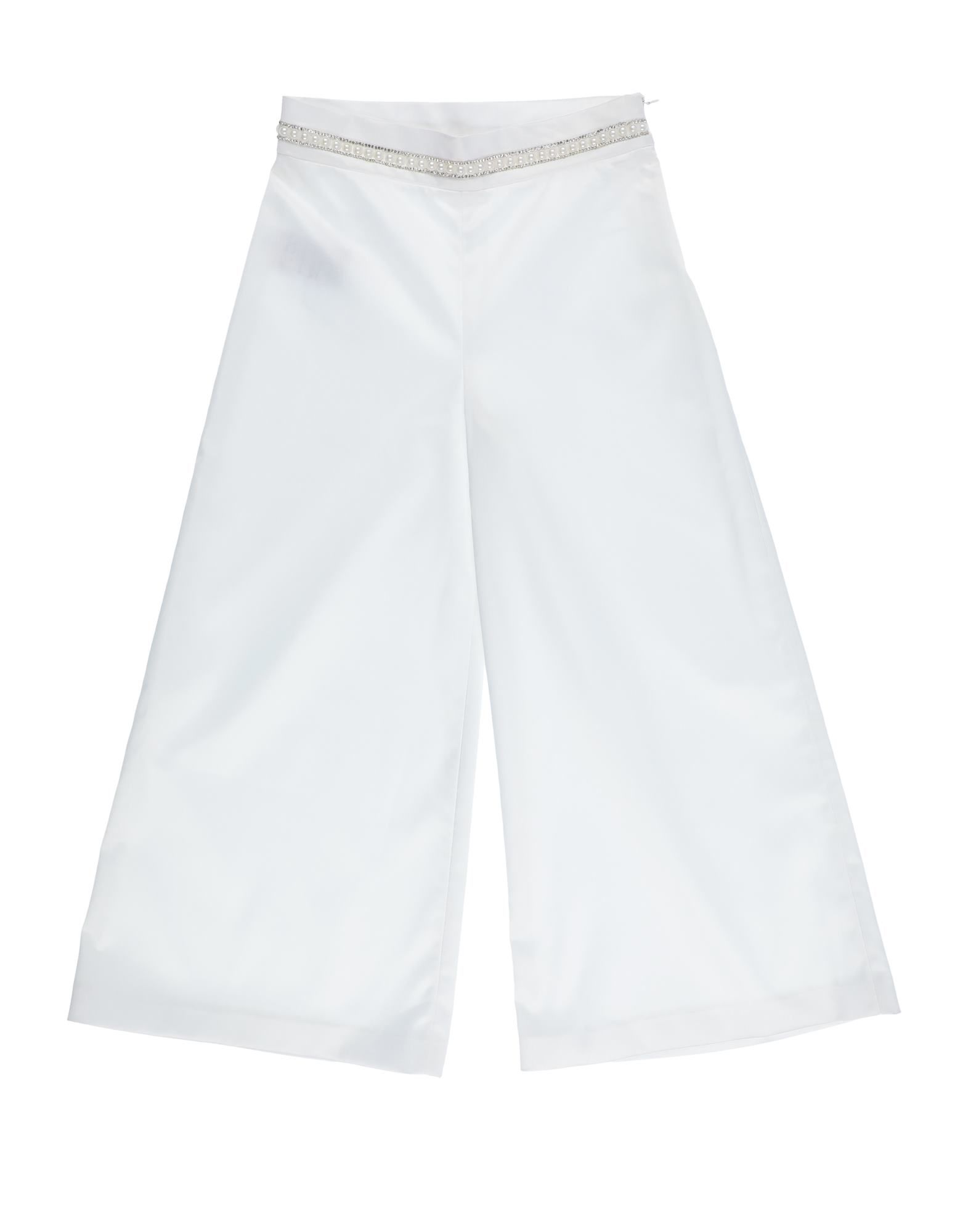 Miss Blumarine Kids' Casual Pants In White