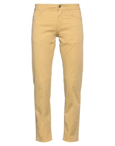 Michael Coal Man Pants Mustard Size 33 Cotton, Elastane In Yellow