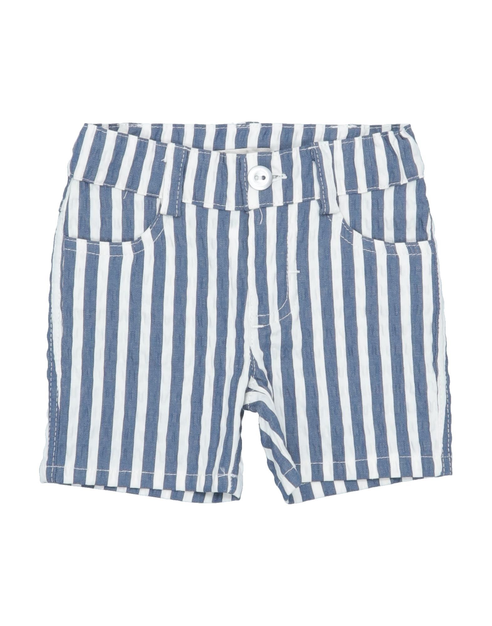 Shop J.o. Milano J. O. Milano Newborn Boy Shorts & Bermuda Shorts Blue Size 3 Cotton, Viscose, Elastane