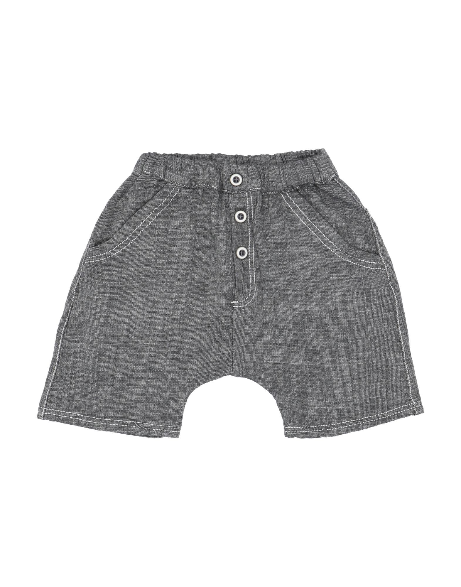 1+ In The Family Kids' 1 + In The Family Newborn Boy Shorts & Bermuda Shorts Grey Size 3 Cotton