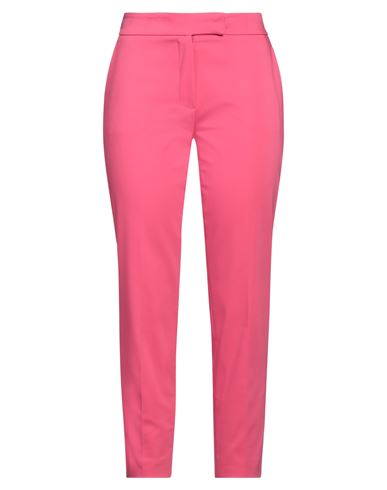 Clips More Woman Pants Fuchsia Size 6 Cotton, Polyester, Elastane In Pink