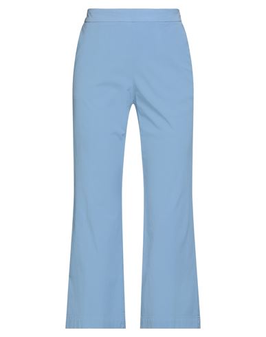 Maliparmi Malìparmi Woman Pants Sky Blue Size 2 Cotton, Elastane In Blue
