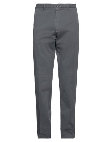 Z Zegna Man Pants Lead Size 34 Cotton, Elastane In Grey