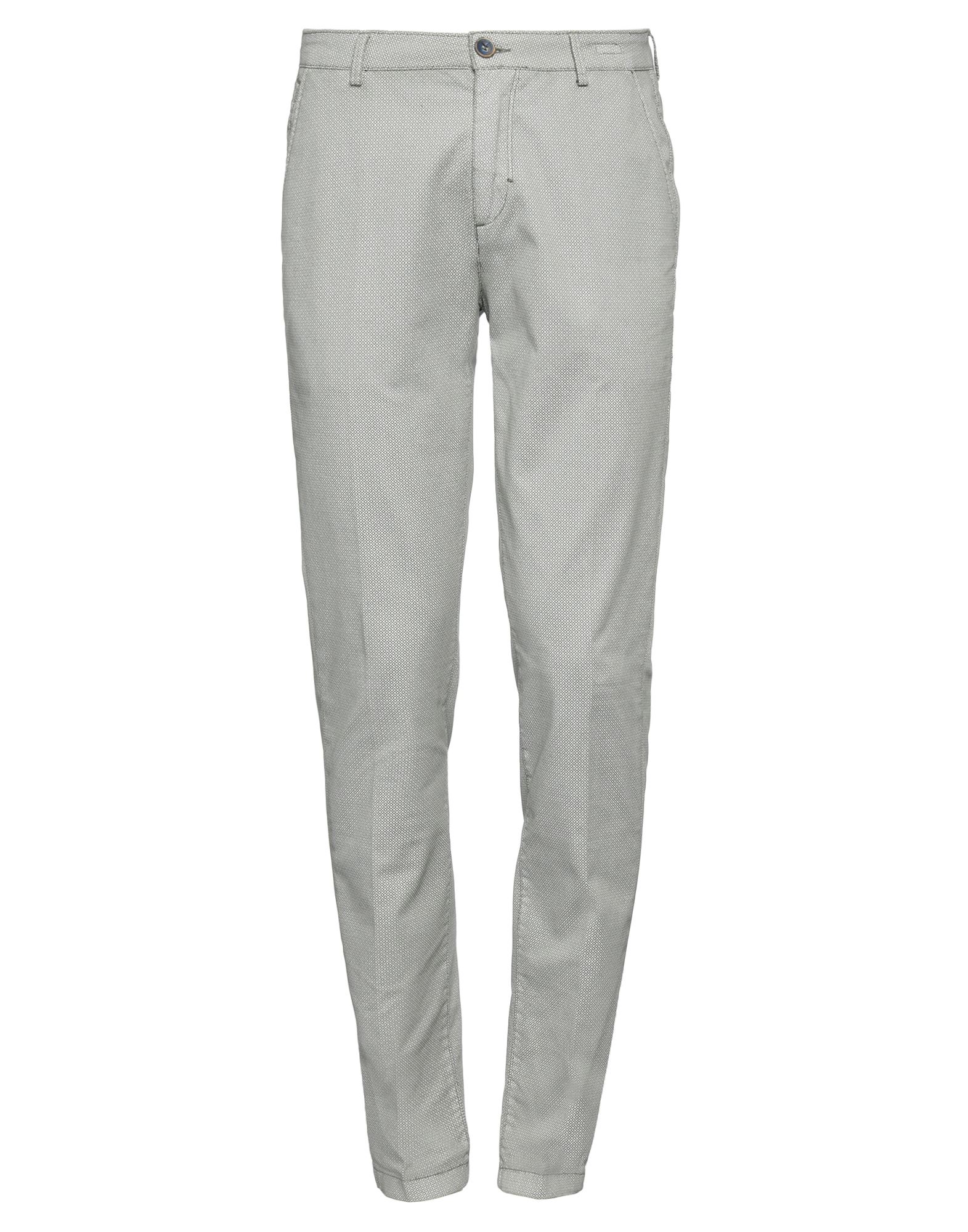Yan Simmon Man Pants Military Green Size 42 Cotton, Elastane In Green