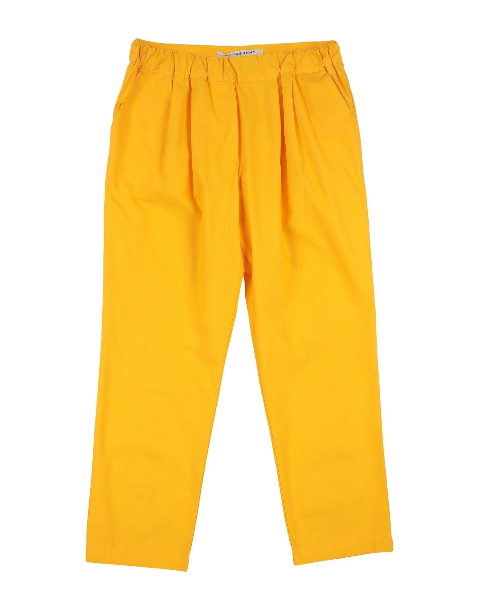 Philosophy Di Lorenzo Serafini Kids' Pants In Yellow