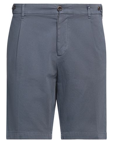 Myths Man Shorts & Bermuda Shorts Grey Size 40 Cotton, Elastane