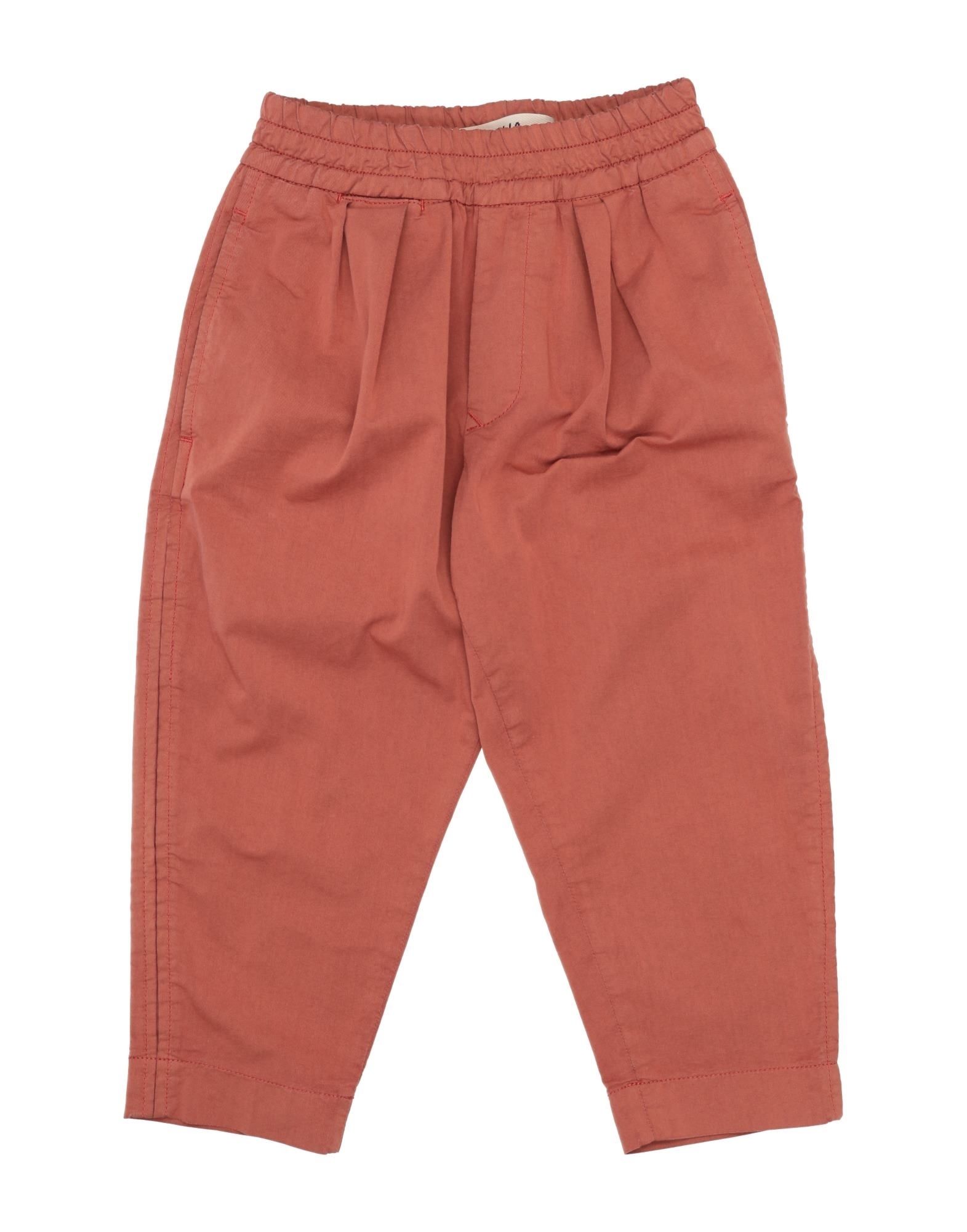 Siviglia Kids' Casual Pants In Rust