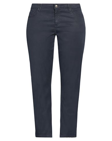 Kaos Jeans Woman Pants Slate Blue Size 31 Tencel, Cotton, Elastane In Navy Blue