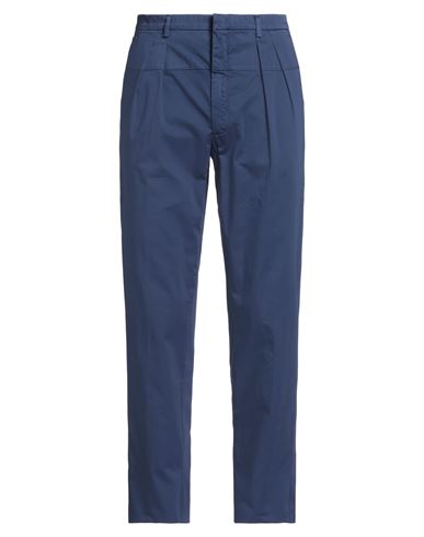 Gabriele Pasini Man Pants Navy Size 32 Cotton, Elastane In Blue