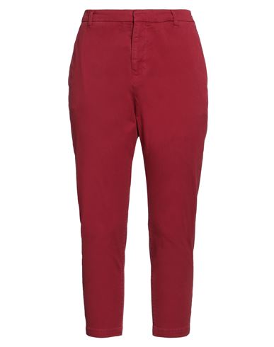 Nili Lotan Woman Pants Burgundy Size 2 Cotton, Elastane In Red