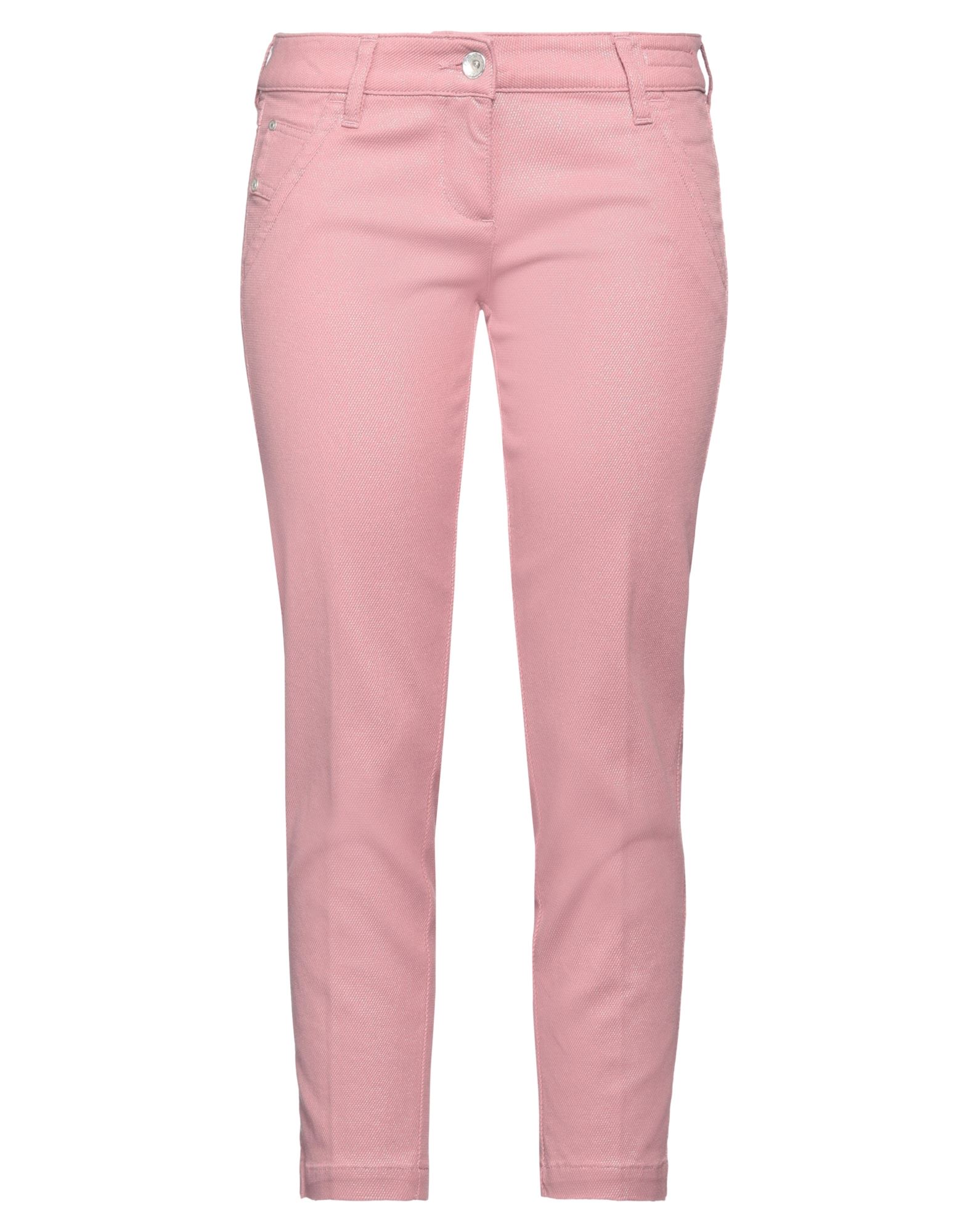 Jacob Cohёn Woman Pants Sky Blue Size 27 Cotton, Linen, Elastane In Pink