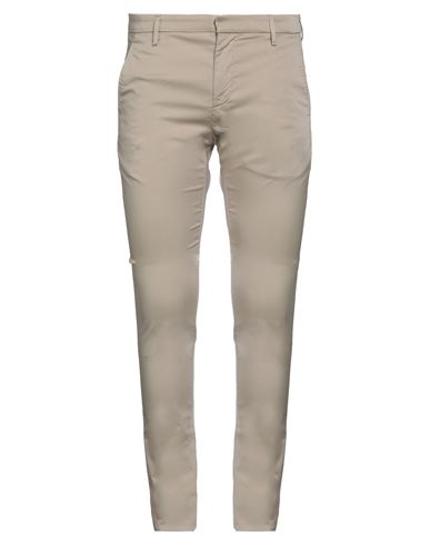 Dondup Man Pants Light Brown Size 35 Cotton, Polyester, Polyamide, Elastane In Beige