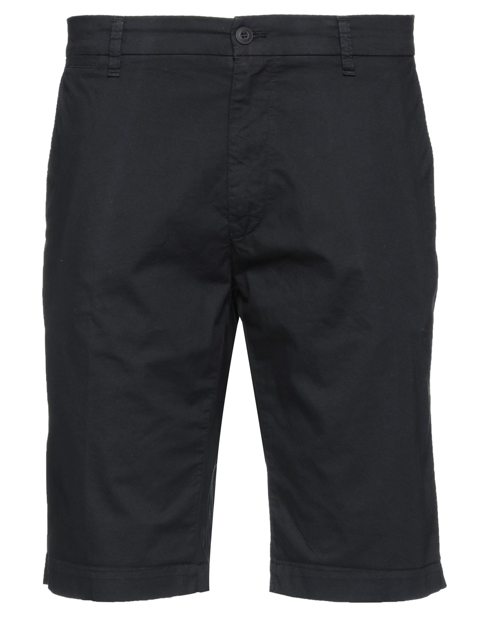 Mason's Man Shorts & Bermuda Shorts Black Size 40 Cotton, Elastane