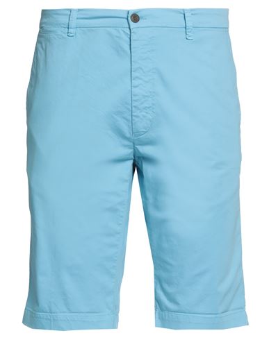 Mason's Man Shorts & Bermuda Shorts Azure Size 40 Cotton, Elastane In Blue