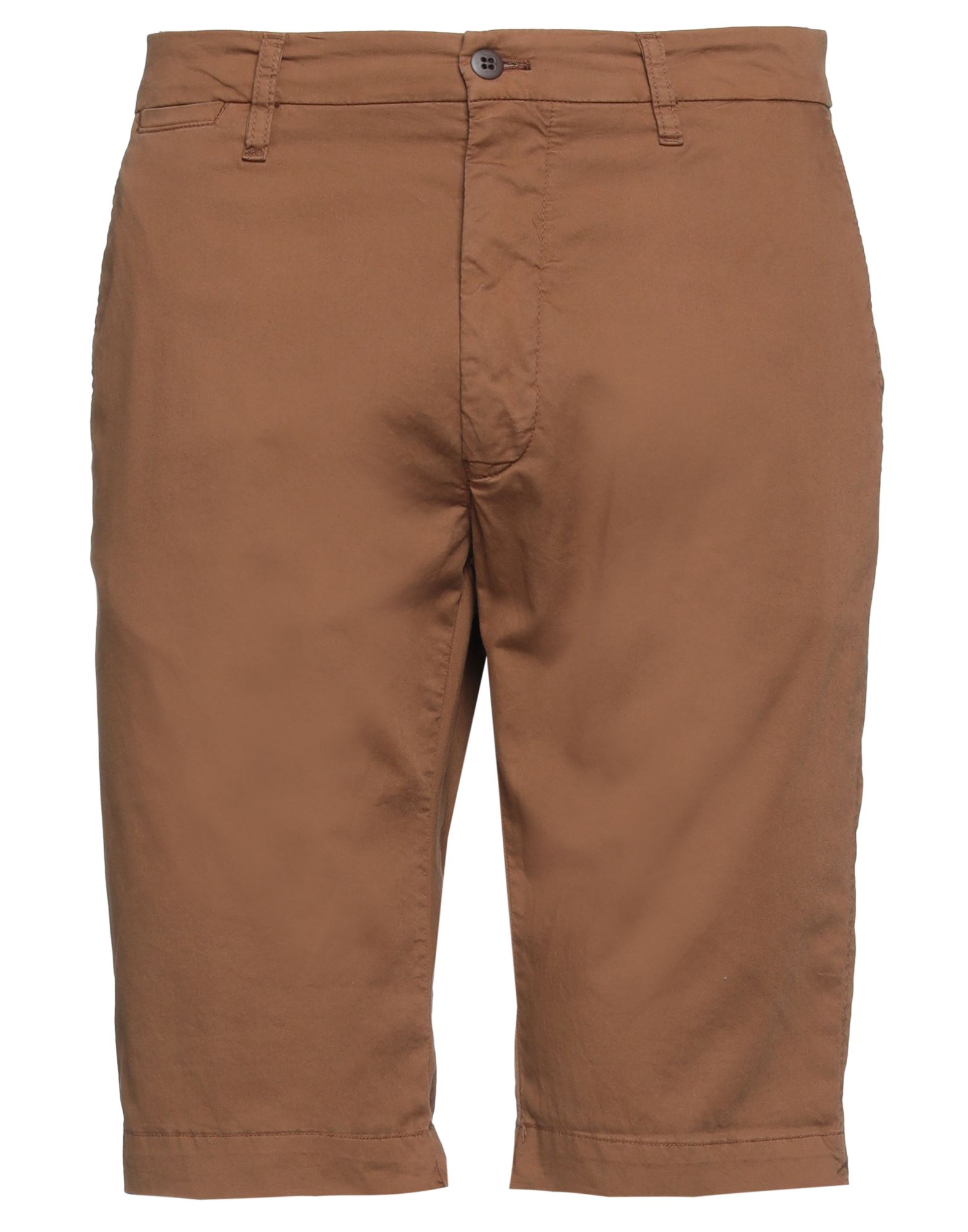 Mason's Man Shorts & Bermuda Shorts Brown Size 38 Cotton, Elastane