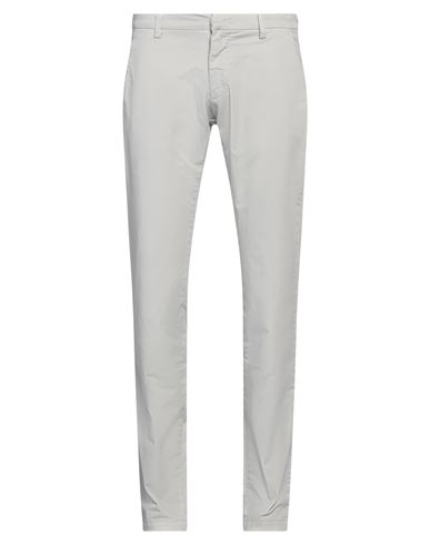 Massimo Brunelli Man Pants Light Grey Size 30 Cotton, Elastane