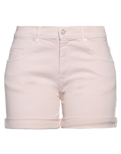 Twenty Easy By Kaos Woman Shorts & Bermuda Shorts Light Pink Size 30 Cotton, Elastane