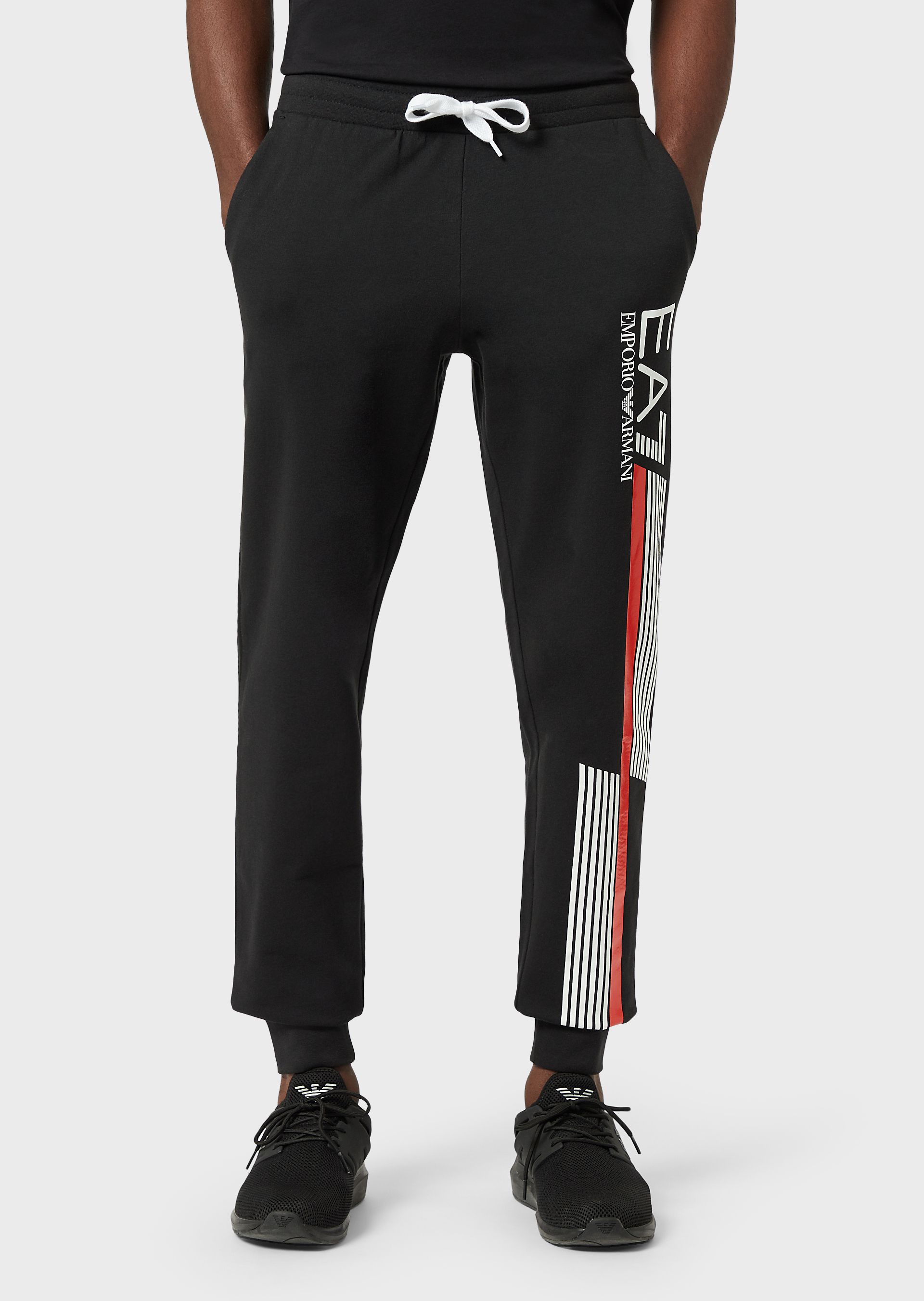 Emporio Armani Sweatpants - Item 13450372 In Black | ModeSens