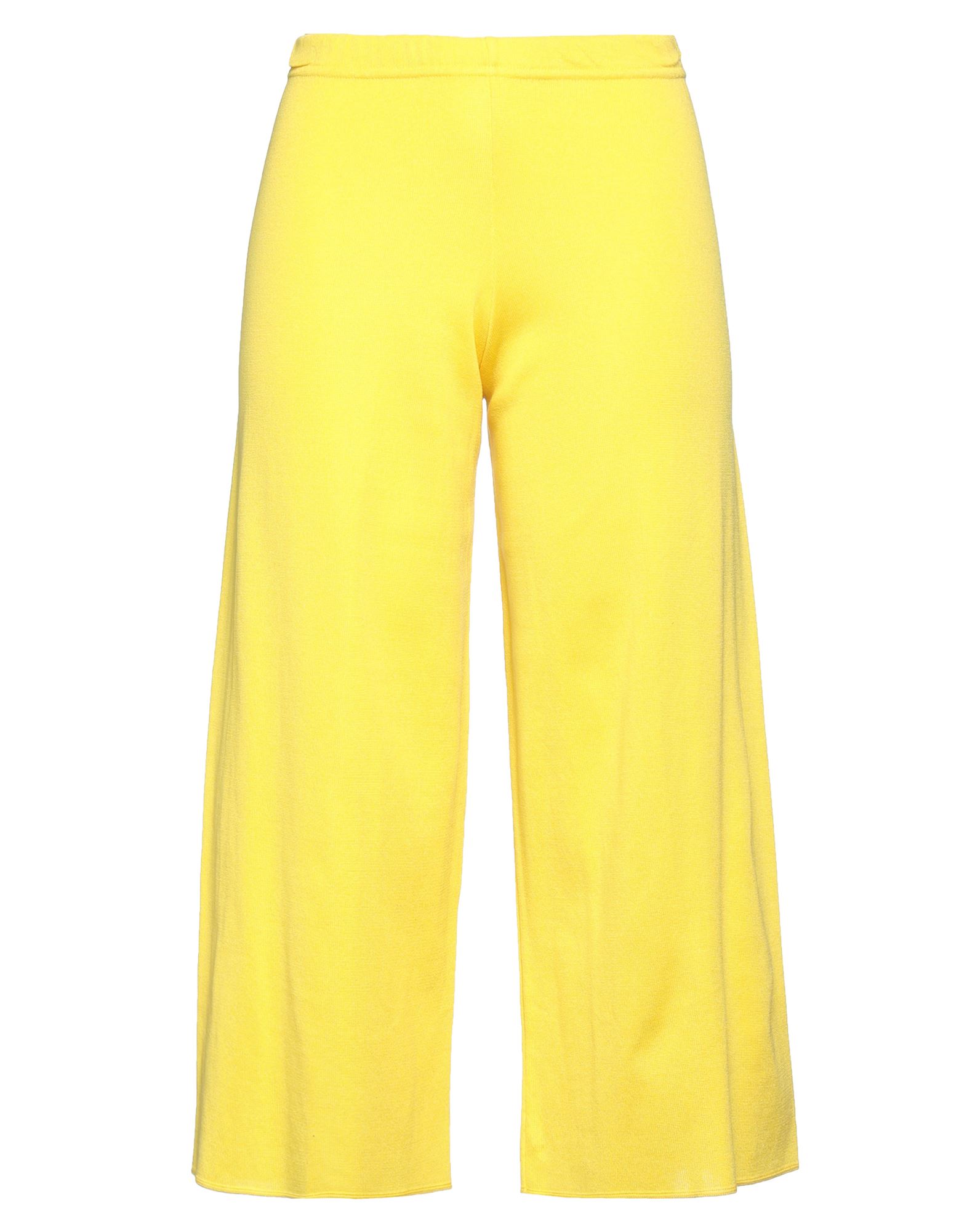 Shop Neera 20.52 Woman Pants Yellow Size 8 Cotton