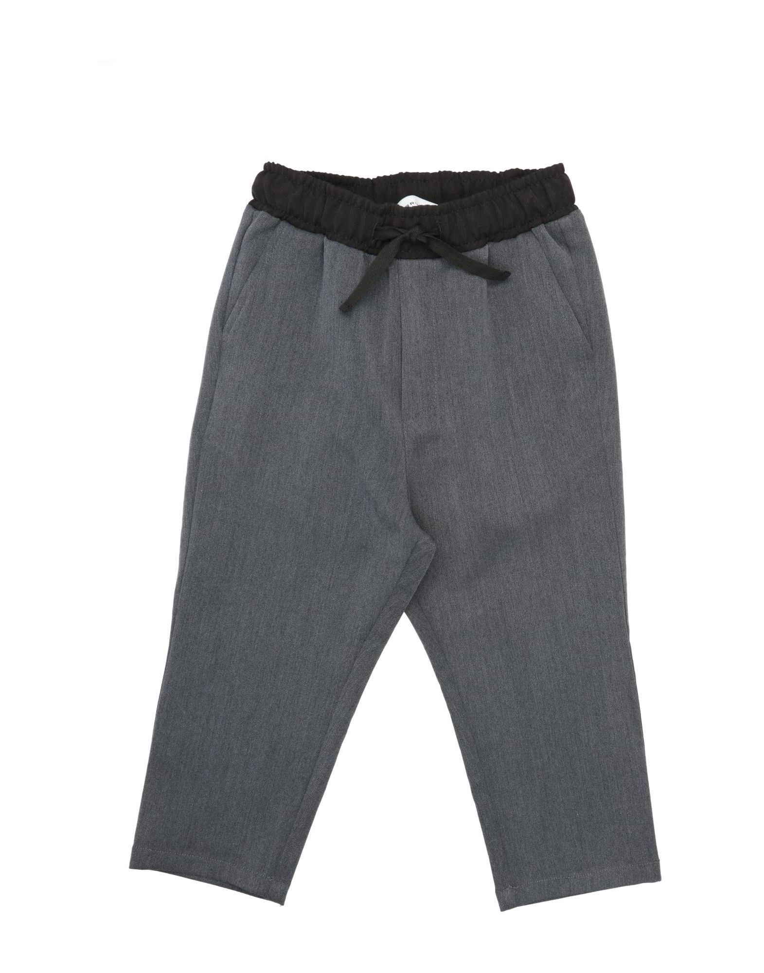 Shop Brian Rush Toddler Boy Pants Lead Size 3 Polyester, Viscose, Elastane In Grey