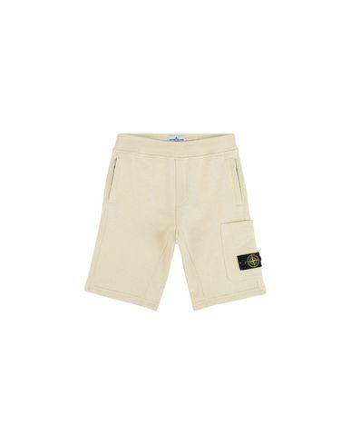 STONE ISLAND JUNIOR FLEECE BERMUDA SHORTS Man 60344
 f