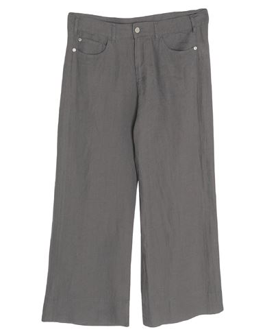 Woman Pants Khaki Size 28 Cotton, Polyester, Elastane