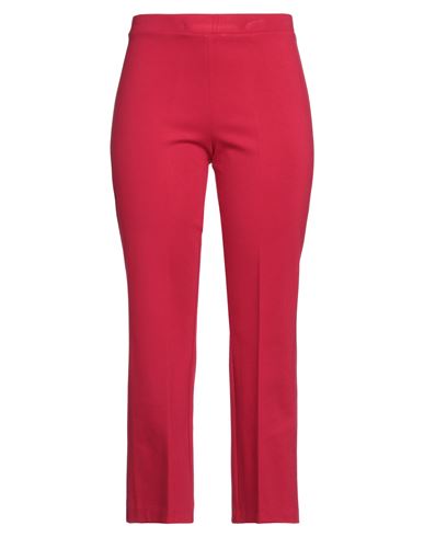 1-one Woman Pants Red Size 8 Viscose, Polyamide, Elastane