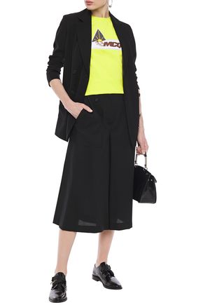 MCQ BY ALEXANDER MCQUEEN BUTTON-DETAILED WOOL-TWILL CULOTTES,3074457345622290348
