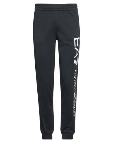 Ea7 Logo-print Sweat Pants In Blue