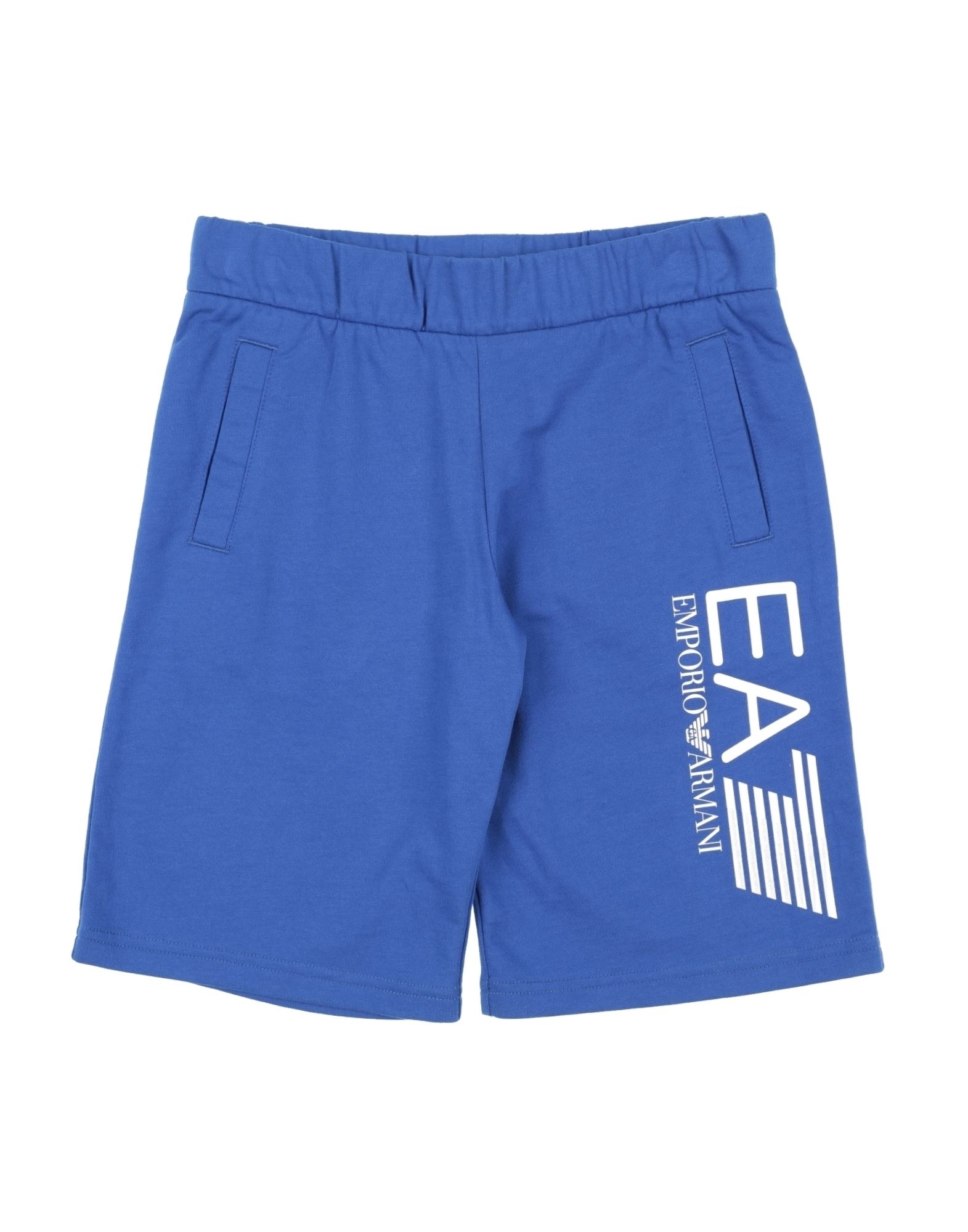 Ea7 Kids'  Toddler Boy Shorts & Bermuda Shorts Midnight Blue Size 6 Cotton In Bright Blue