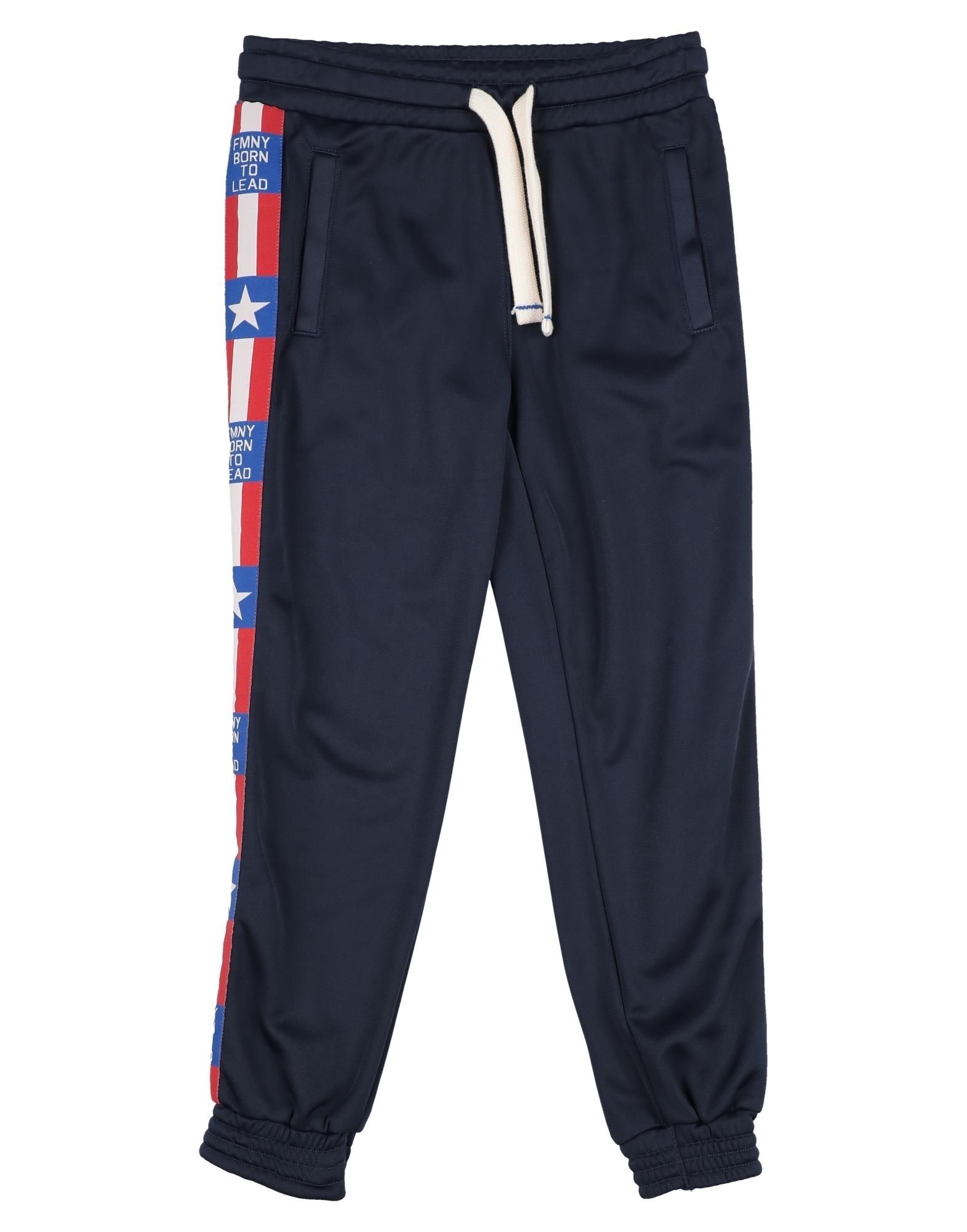 Fred Mello Kids' Casual Pants In Dark Blue