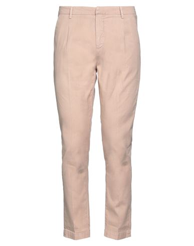 Yan Simmon Man Pants Pastel Pink Size 32 Cotton, Linen, Polyester, Elastane
