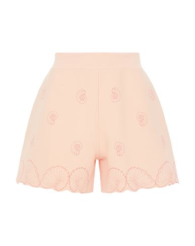 Alexander Mcqueen Woman Shorts & Bermuda Shorts Salmon Pink Size Xs Viscose, Polyester