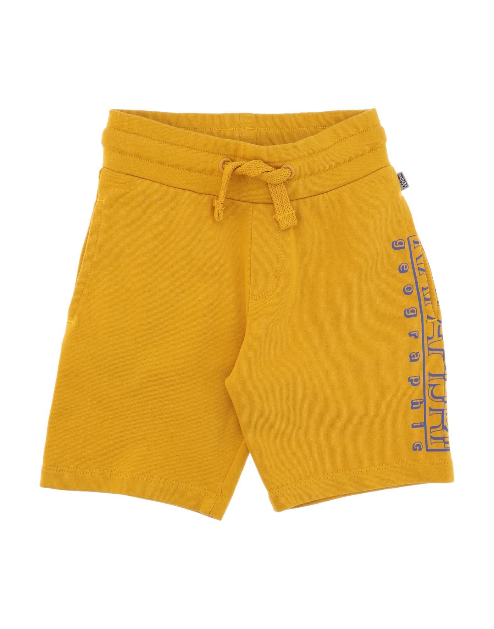 Napapijri Toddler Shorts & Bermuda Shorts Ocher Size 6 Cotton In Yellow