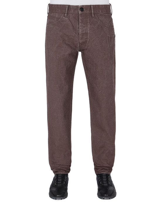 PANTALONES - 5 BOLSILLOS Hombre J04J1 PANAMA PLACCATO RE-T Front STONE ISLAND