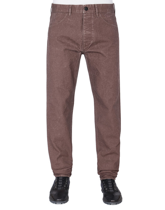 HOSEN - 5-POCKETS J02J1 PANAMA PLACCATO RE-T STONE ISLAND - 0