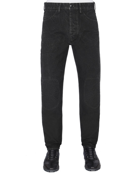 PANTALONS - 5 POCHES J03J1 PANAMA PLACCATO RE-T STONE ISLAND - 0