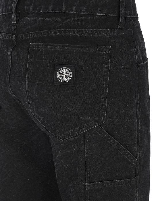 Stone island jeans store black