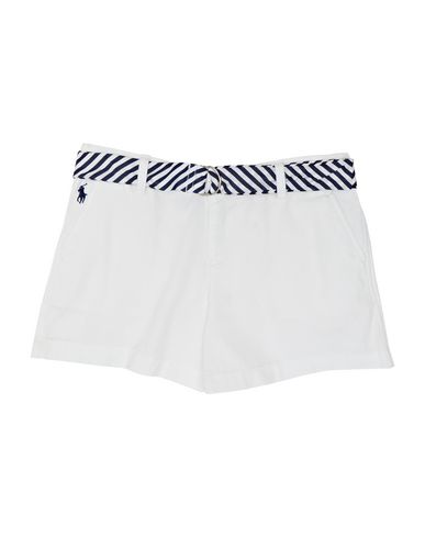 Polo Ralph Lauren Babies'  Solid Light Weight Chino Short Toddler Girl Shorts & Bermuda Shorts White Size 5 C