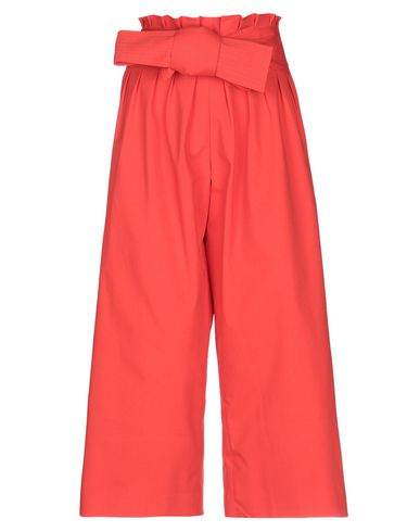Rejina Pyo Woman Pants Red Size 4 Cotton, Polyester, Polyurethane