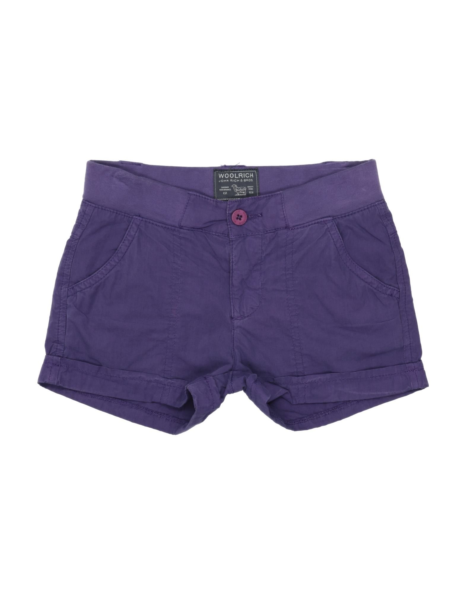 Woolrich Kids' Shorts & Bermuda Shorts In Purple
