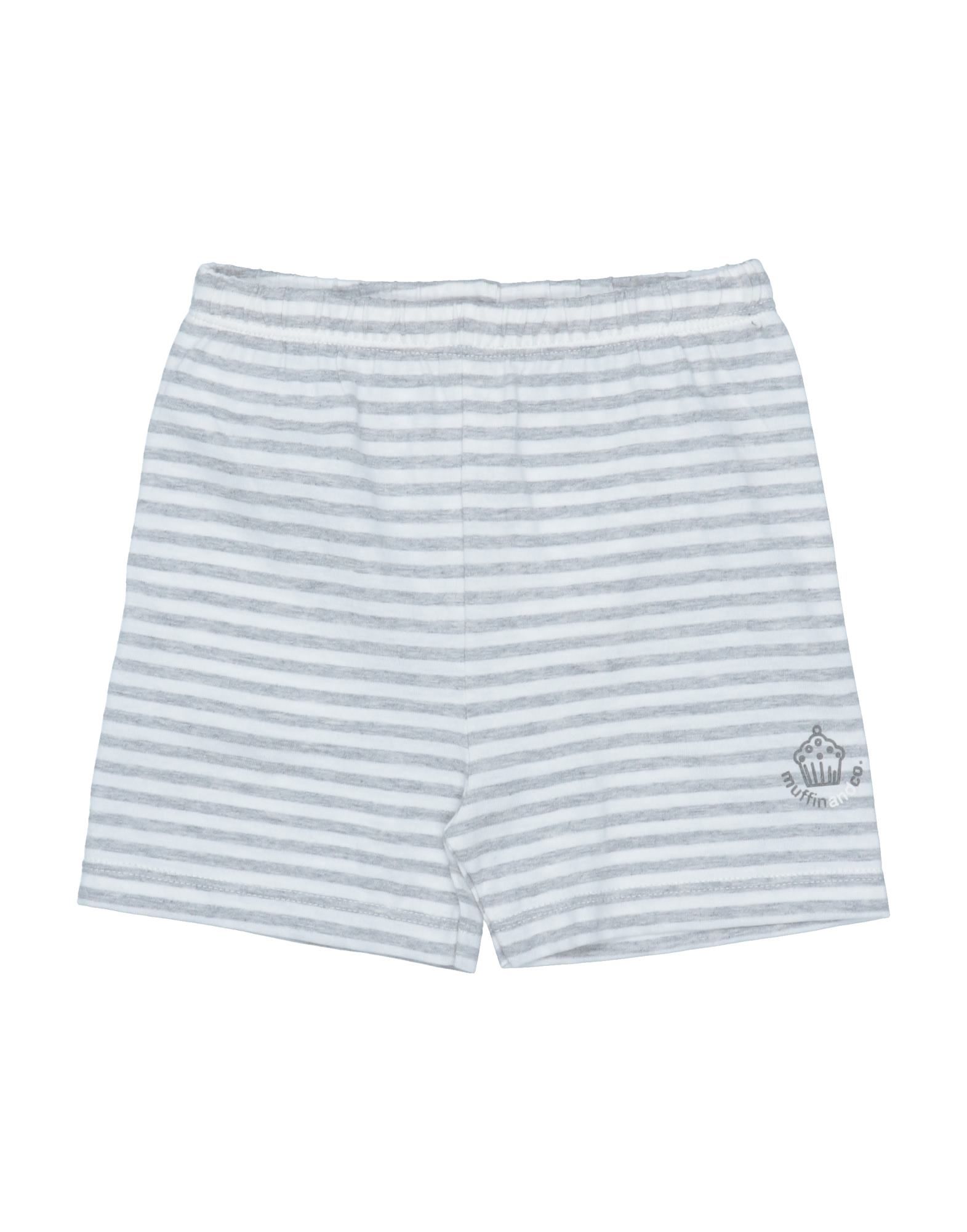 Muffin & Co. Kids' Shorts & Bermuda Shorts In Light Grey