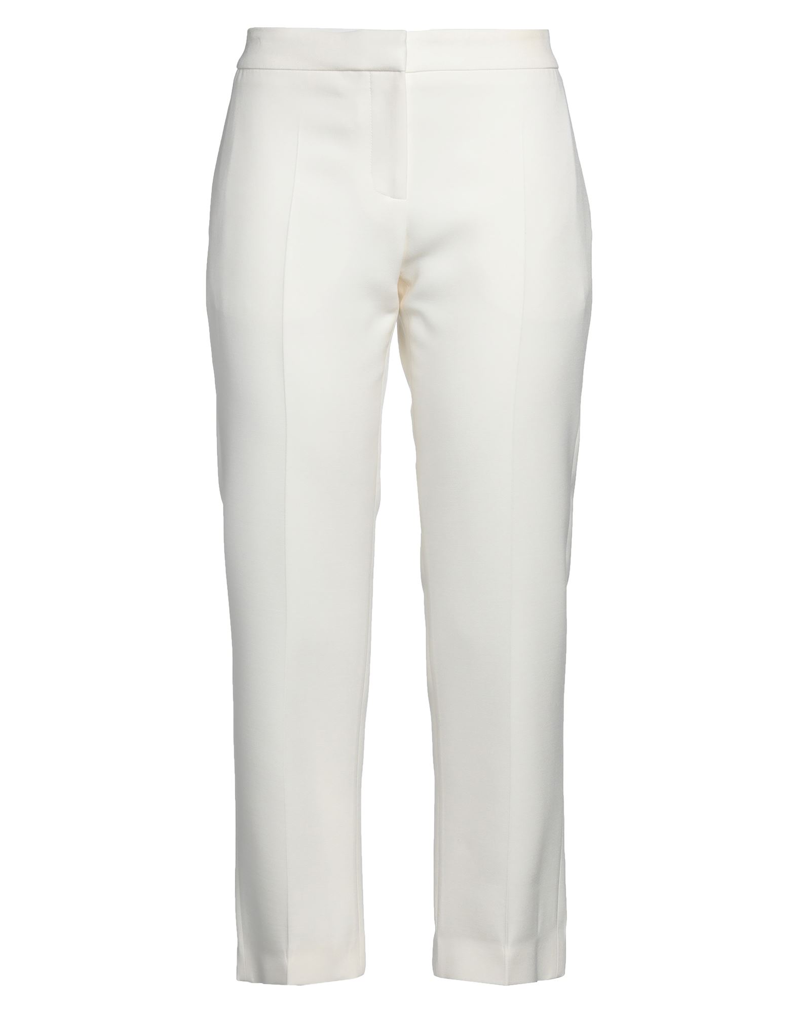 Shop Alexander Mcqueen Woman Pants Ivory Size 10 Wool, Silk, Polyamide In White