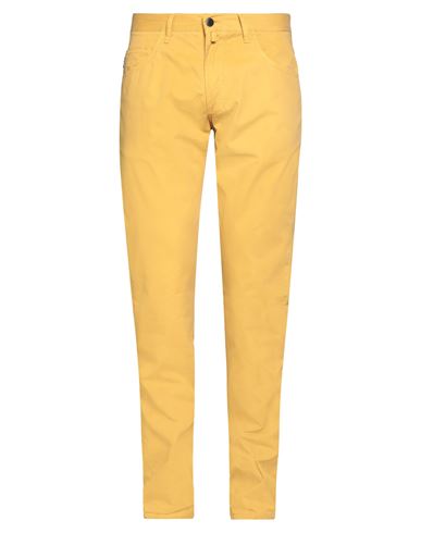 Barbour Man Pants Mustard Size 30 Cotton In Yellow