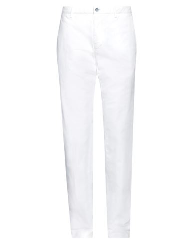 Mason's Man Pants Ivory Size 34 Cotton, Elastane In White