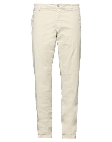 Mason's Man Pants Cream Size 42 Cotton, Elastane In White