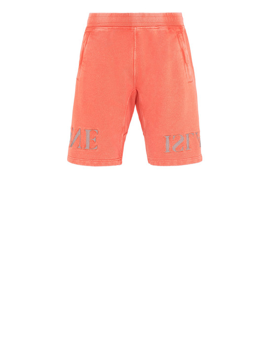 SWEATSHIRT-BERMUDAS Herr 66354 FLECK TREATMENT Front STONE ISLAND
