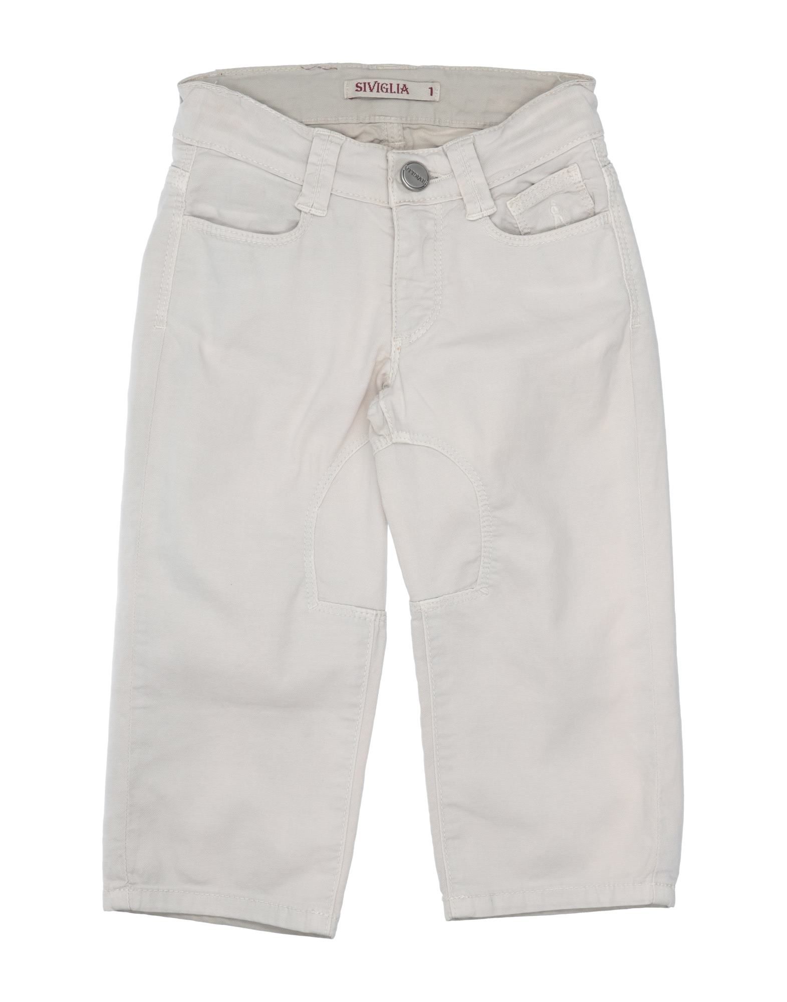 Siviglia Kids' Casual Pants In Light Grey