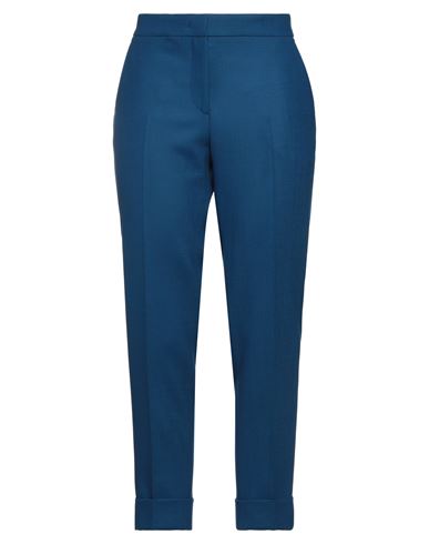 Pt Torino Woman Pants Blue Size 6 Polyester, Virgin Wool, Elastane In Blue